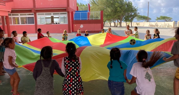 Un parachute à Te Tahua O Fariki