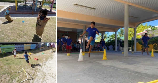 Journée Sportive à l’école primaire Tama Tini de Arutua