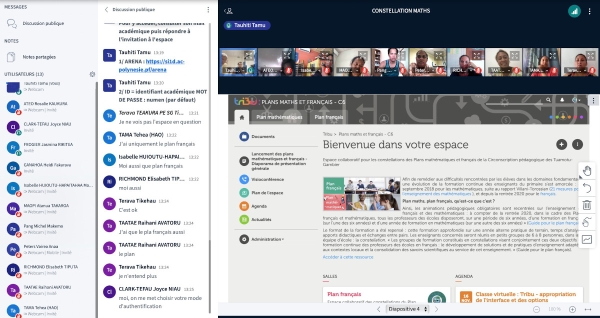 Plan mathématiques aux Tuamotu-Gambier : première réunion