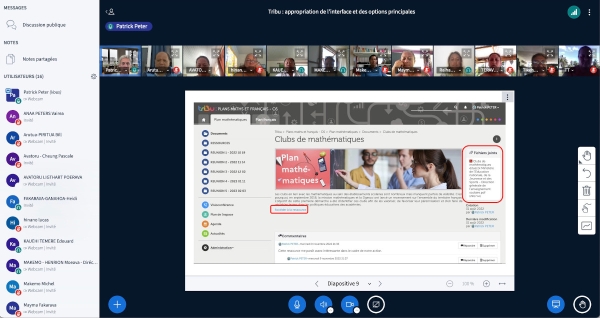 Tribu : formation aux fonctions principales de l'espace collaboratif