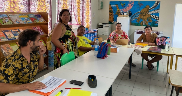 Première mission de la psychologue Hélène DANIEL sur l'école Avatoru à Rangiroa