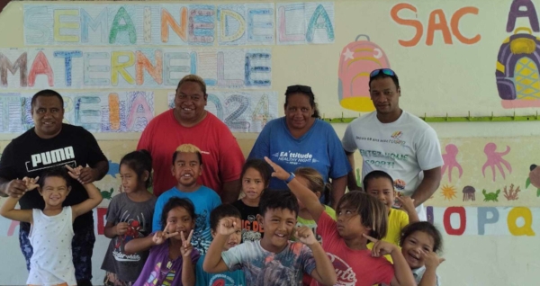 Semaine de la maternelle à Tureia avec la participation de nos parents