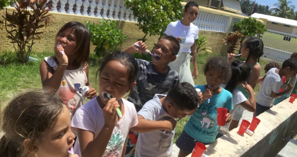 Prévention dentaire à l’école Rotoava de Fakarava
