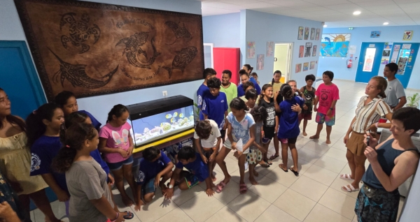 Du côté de l’aire marine éducative de Vahitutautua à l’école de TAKAROA