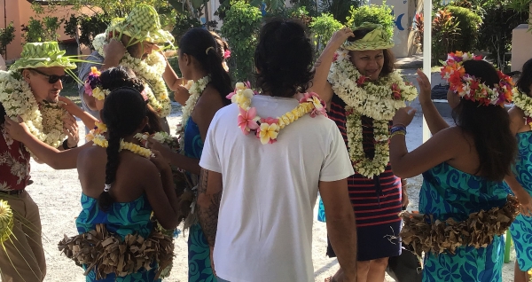 Visite de la ministre à l'école de Rotoava Fakarava