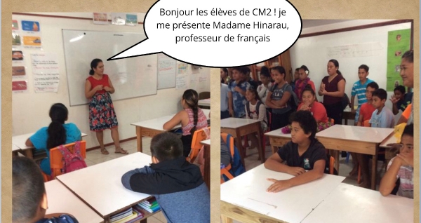 Rikitea : les CM2 à la découverte de leur collège