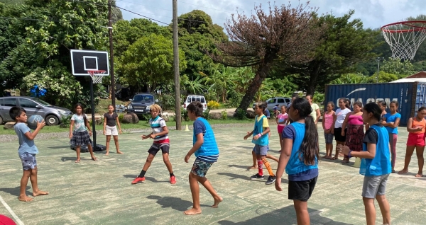 Projet mini-basket à Rikitea