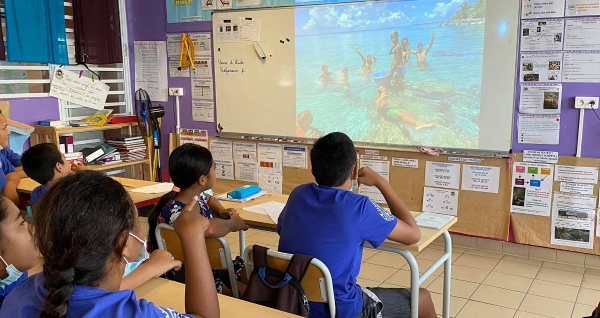 Rencontre virtuelle entre les élèves de 6ème de l’école d’Arutua et du collège de Rangiroa