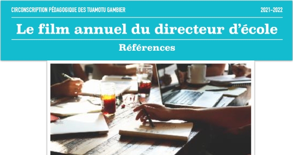 Le film annuel du directeur d'école (version 2021/2022)