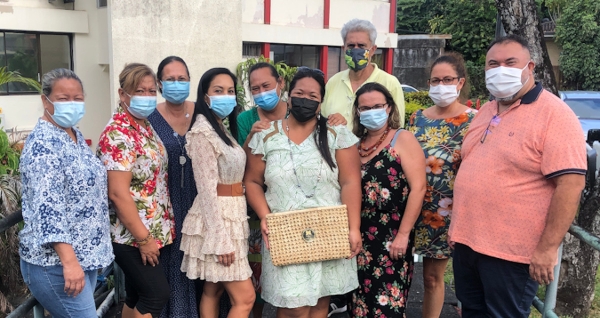 Vainui MARAKAI dit au revoir à ses collègues des Tuamotu-Gambier