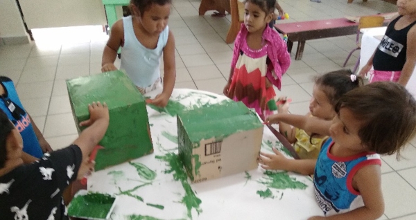 Fabriquer le petit ogre avec du matériel de récupération