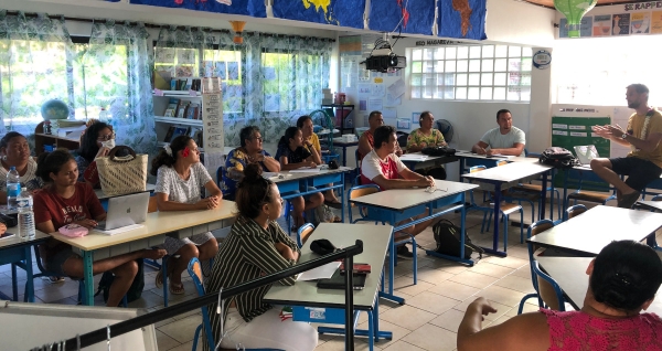 2nd stage MoodleBox pour les  enseignants de l’école Maputeoa