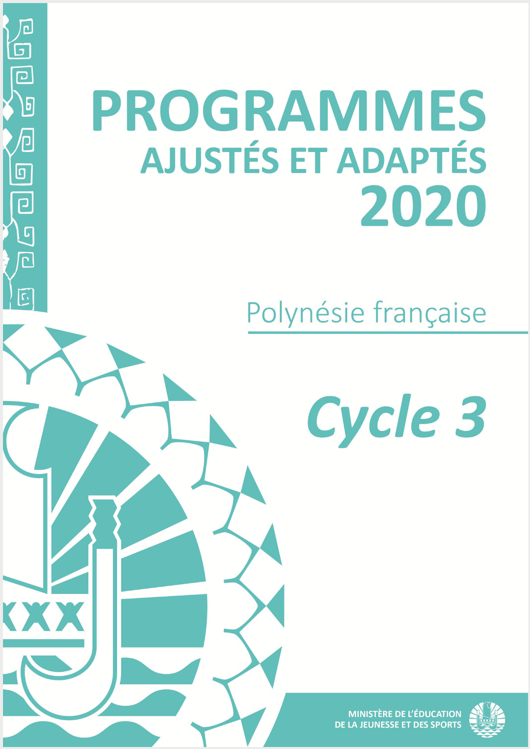 Programmes 2020 - Cycle 3