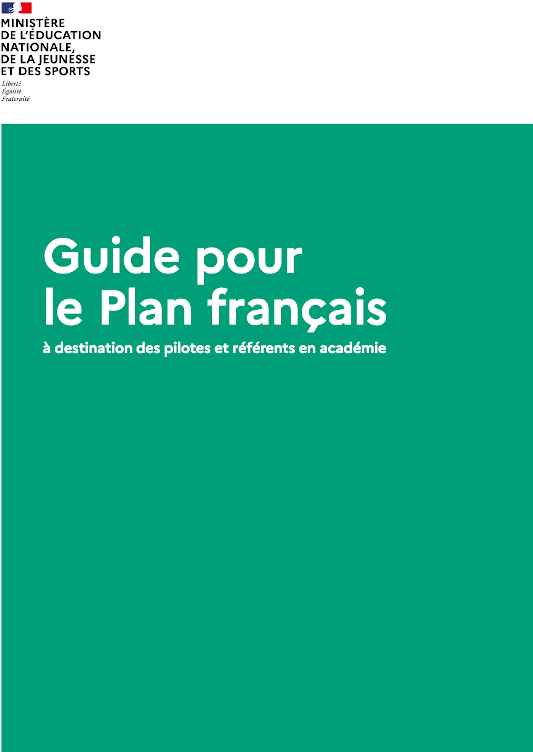 Guide pour le Plan français
