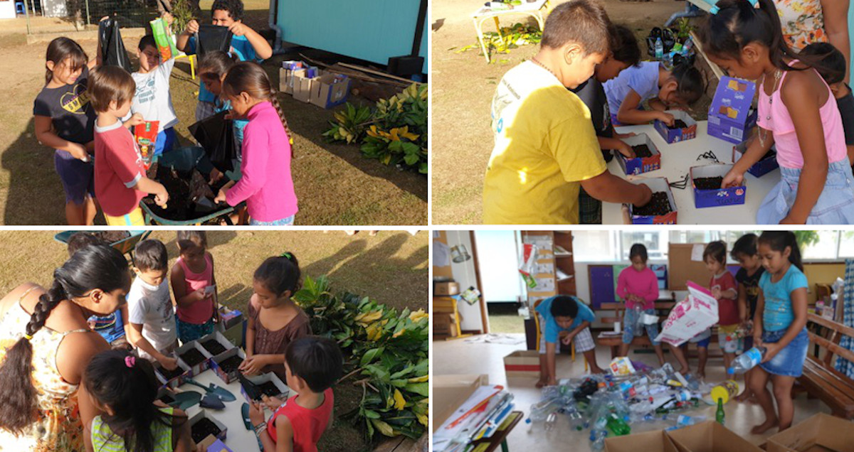 L’environnement durable : Ecole primaire MAPUTEOA  de Rikitea